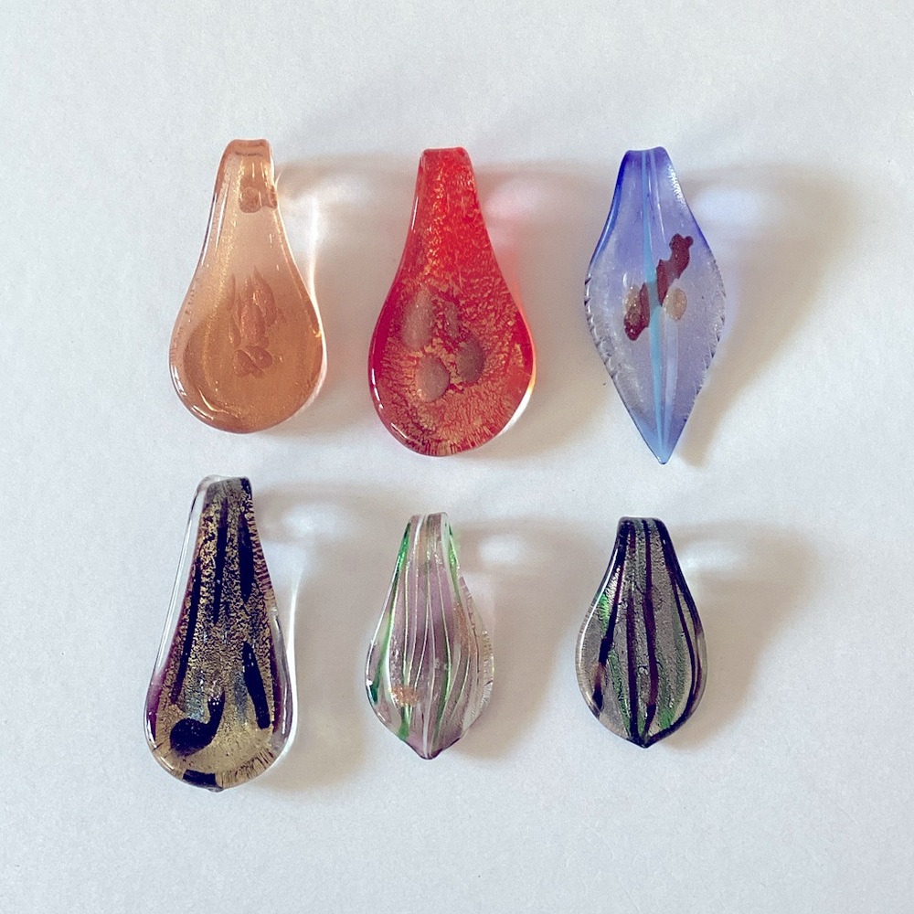 Colourful Glass Pendants